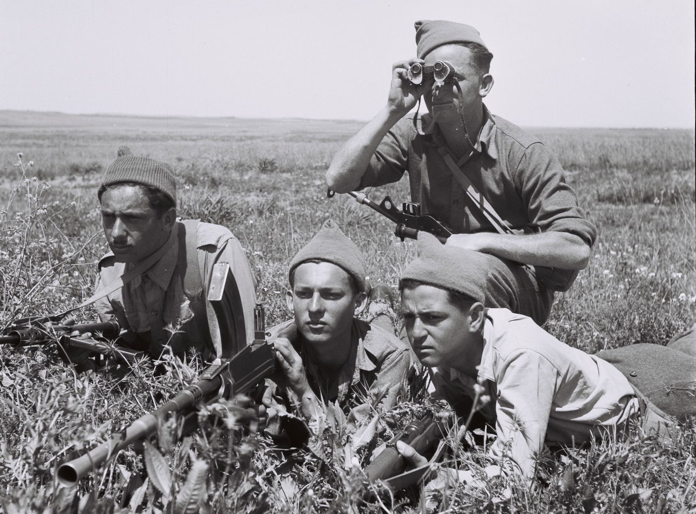 לוחמי ההגנה בעמק ישראל 1948