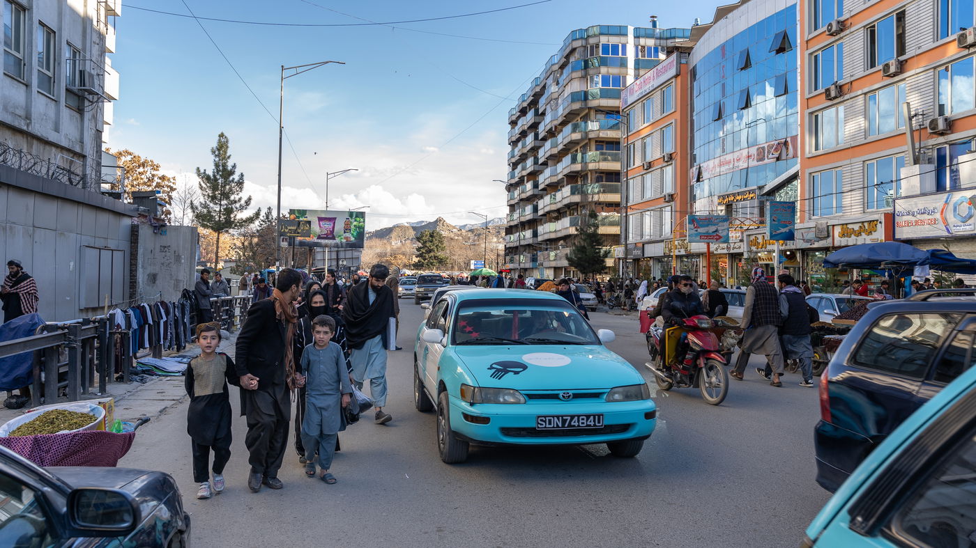 רחוב בקאבול, בירת אפגניסטן - מדינה בה לפי חלק מההשערות מתגוררים חלק מעשרת השבטים