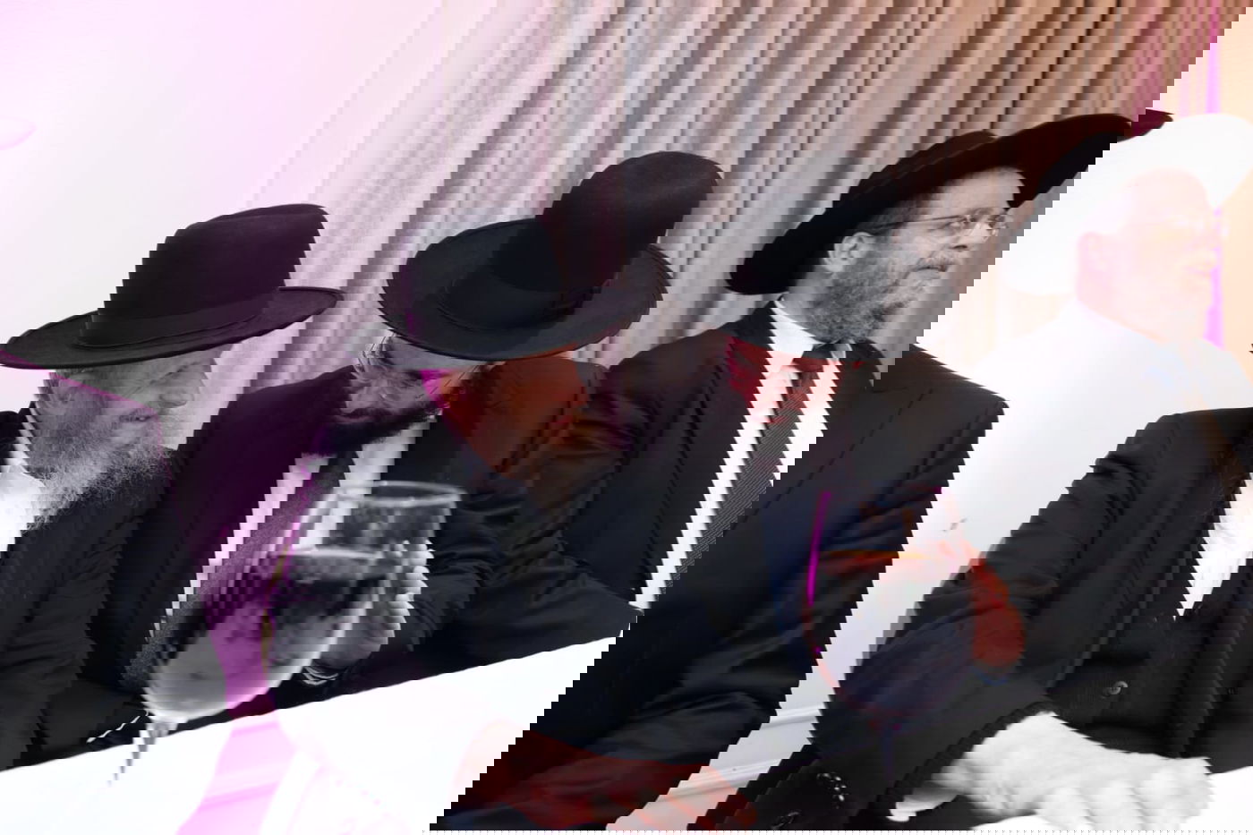 הגה"צ רבי דן סגל בשמחת שבע ברכות לבן הרה"ג ר' יחזקאל אתרוג