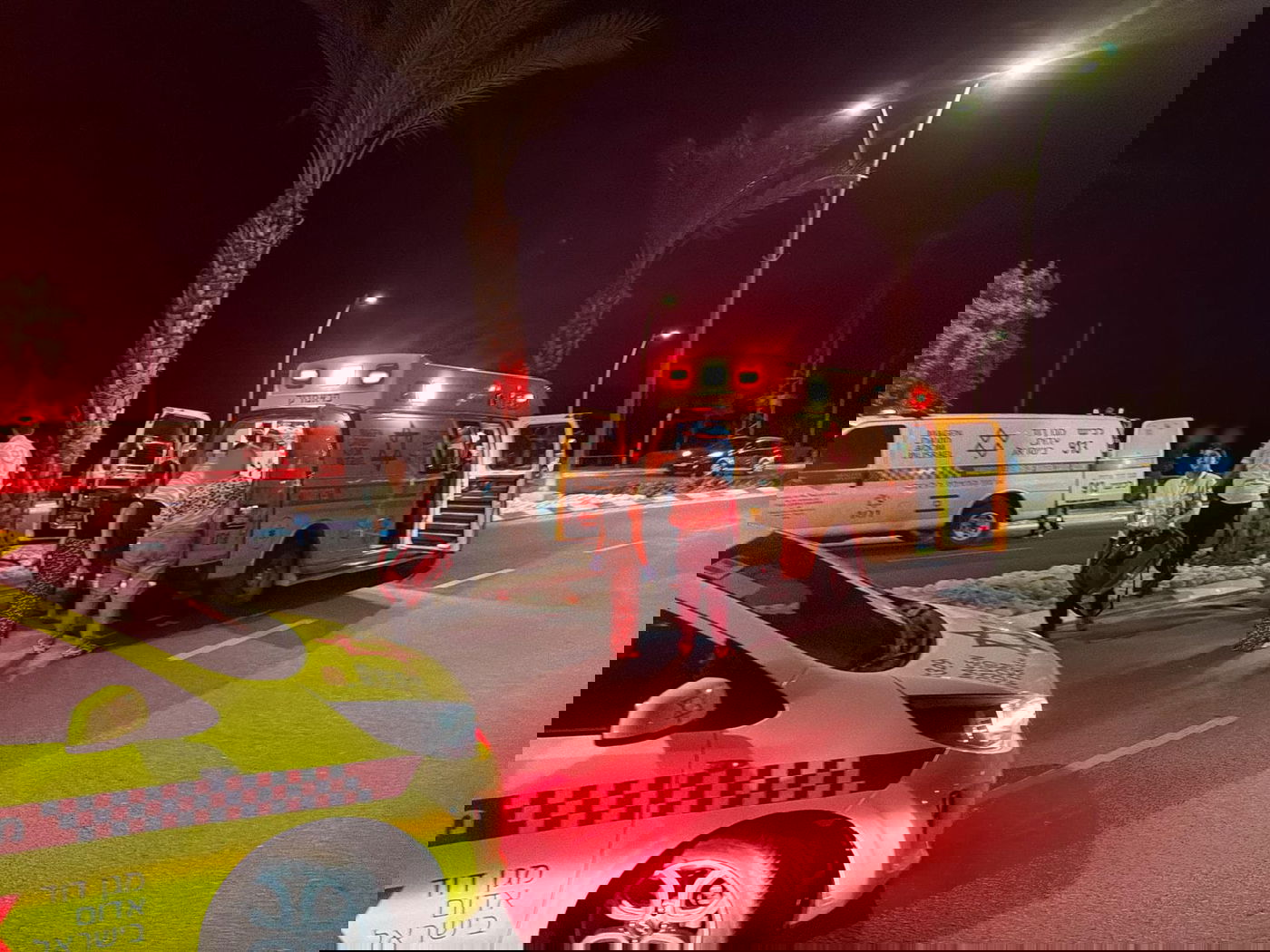 האמבולנס בזירה