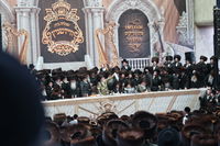 שמחת נישואי נכדת האדמו"ר מויז'ניץ, במונסי