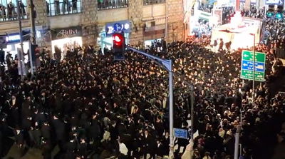 תהלוכת ענק בליווי תזמורת וכלי שיר: בירושלים חגגו את שחרור העריק לאחר 138 יום | תיעוד 