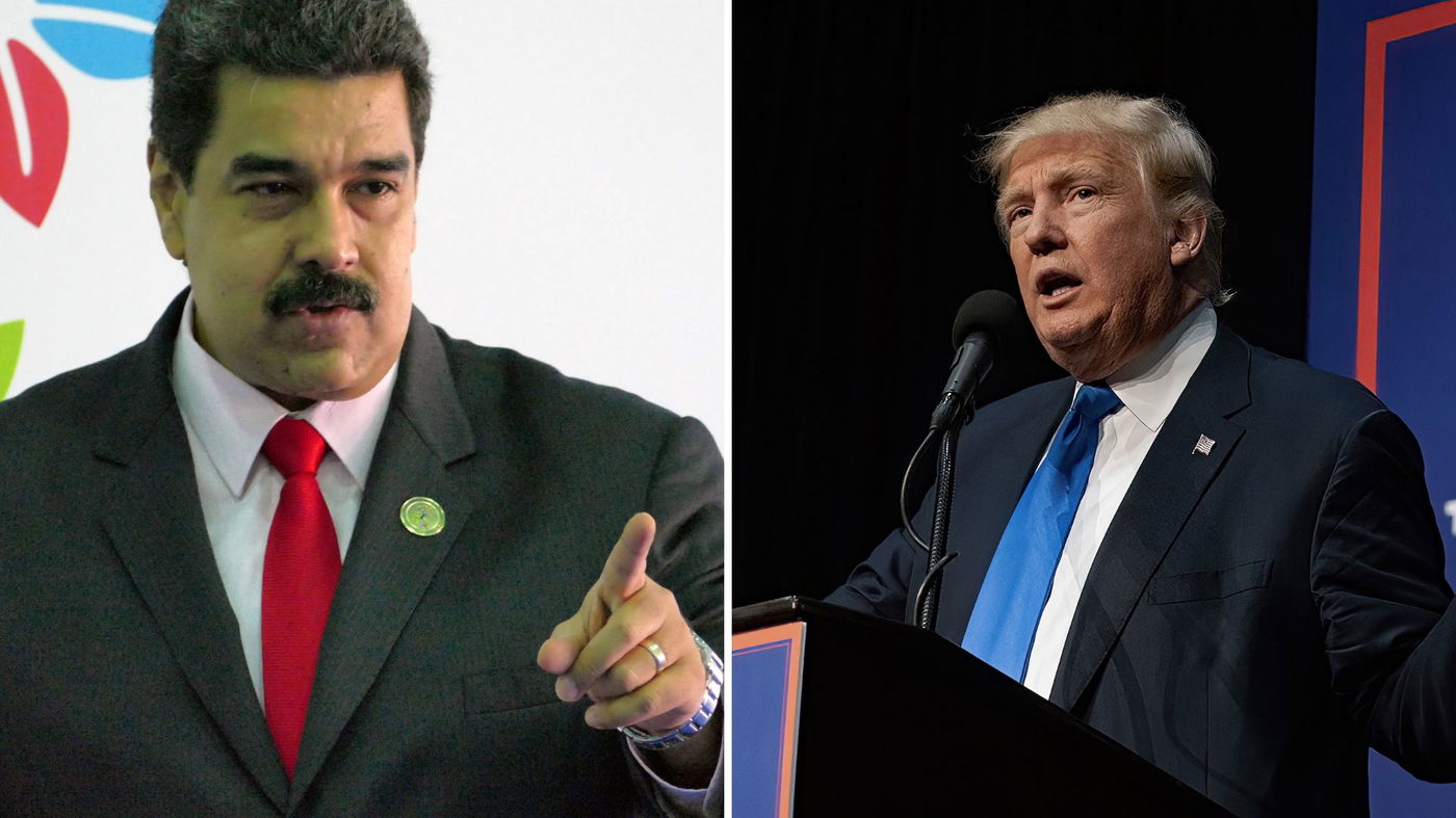 טראמפ ומדורו