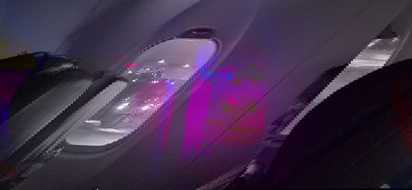 המטוס תקוע על המסלול