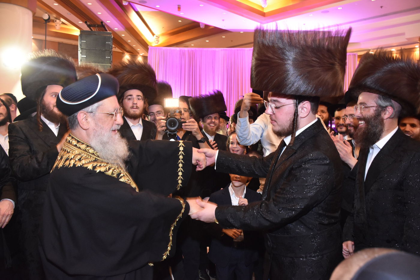 שמחת נישואי בן הרה"ג מרדכי אורי אנגלמן