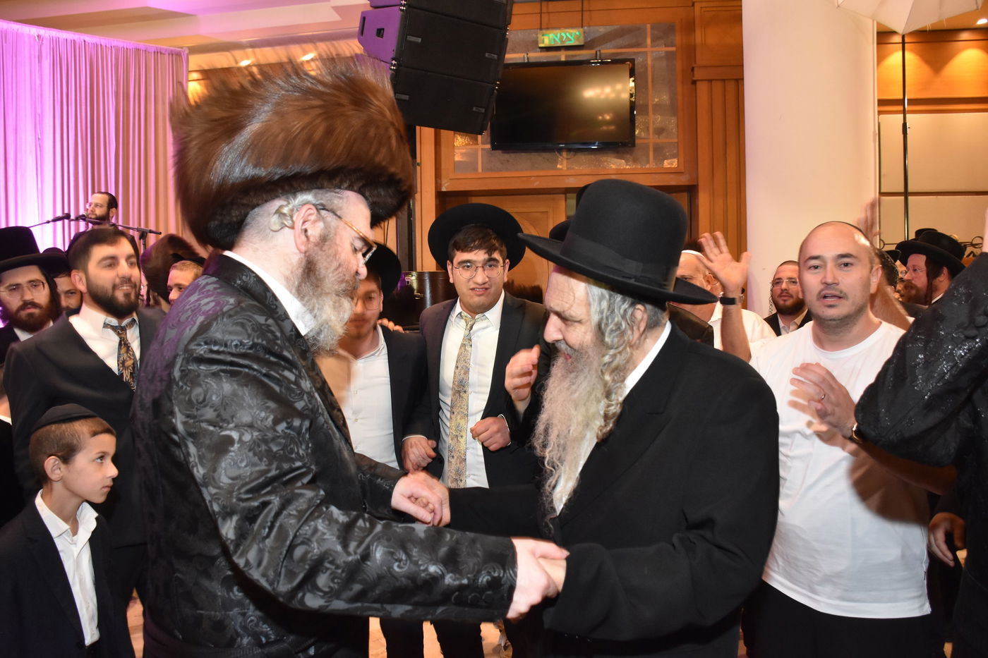 שמחת נישואי בן הרה"ג מרדכי אורי אנגלמן