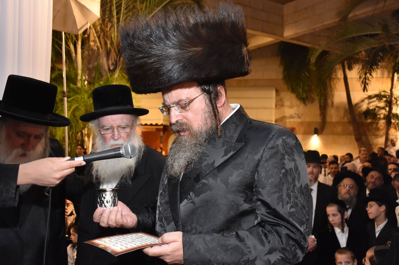 שמחת נישואי בן הרה"ג מרדכי אורי אנגלמן