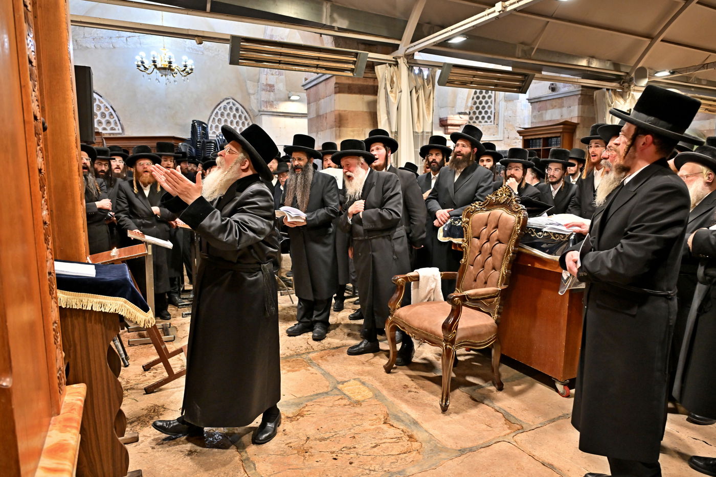 האדמו"ר מנדבורנה ירושלים בחברון