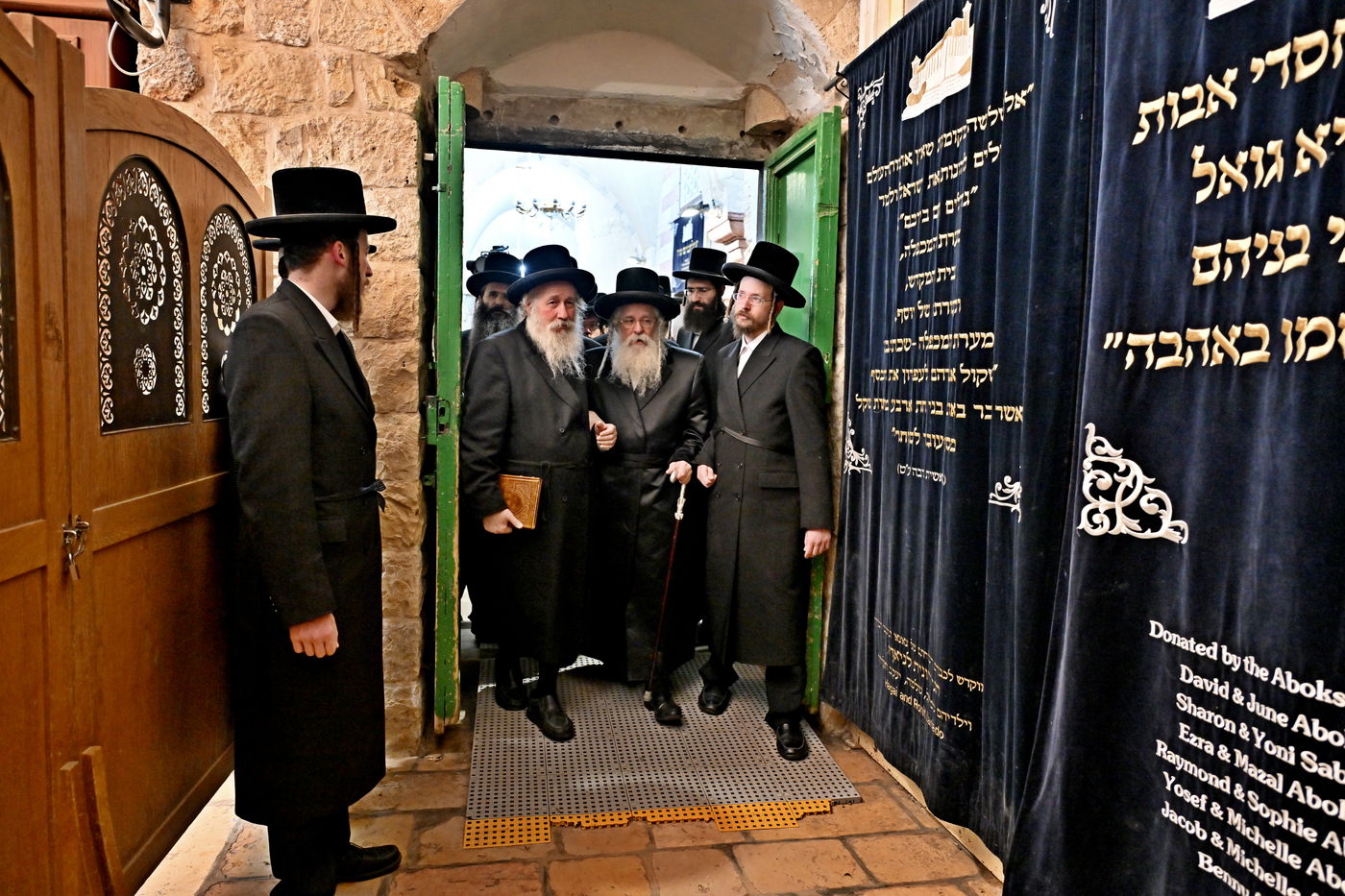 האדמו"ר מנדבורנה ירושלים בחברון