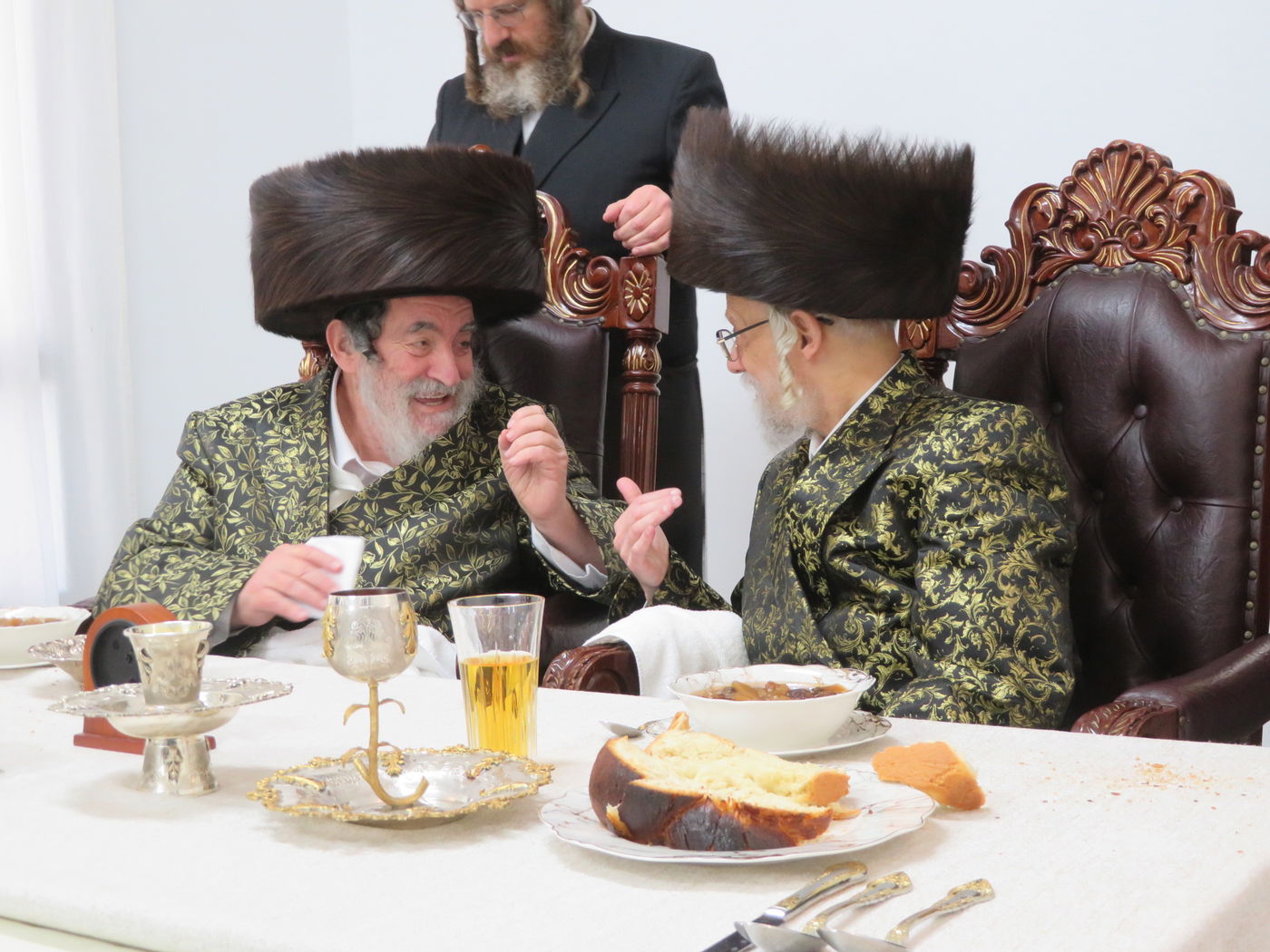 שמחת הברית לנין האדמו"רים מויז'ניץ וסערט ויז'ניץ