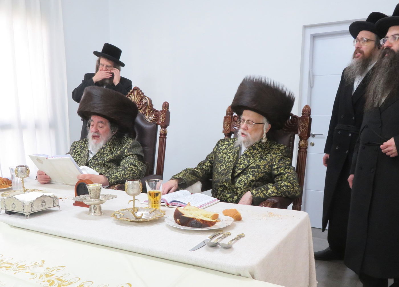 שמחת הברית לנין האדמו"רים מויז'ניץ וסערט ויז'ניץ