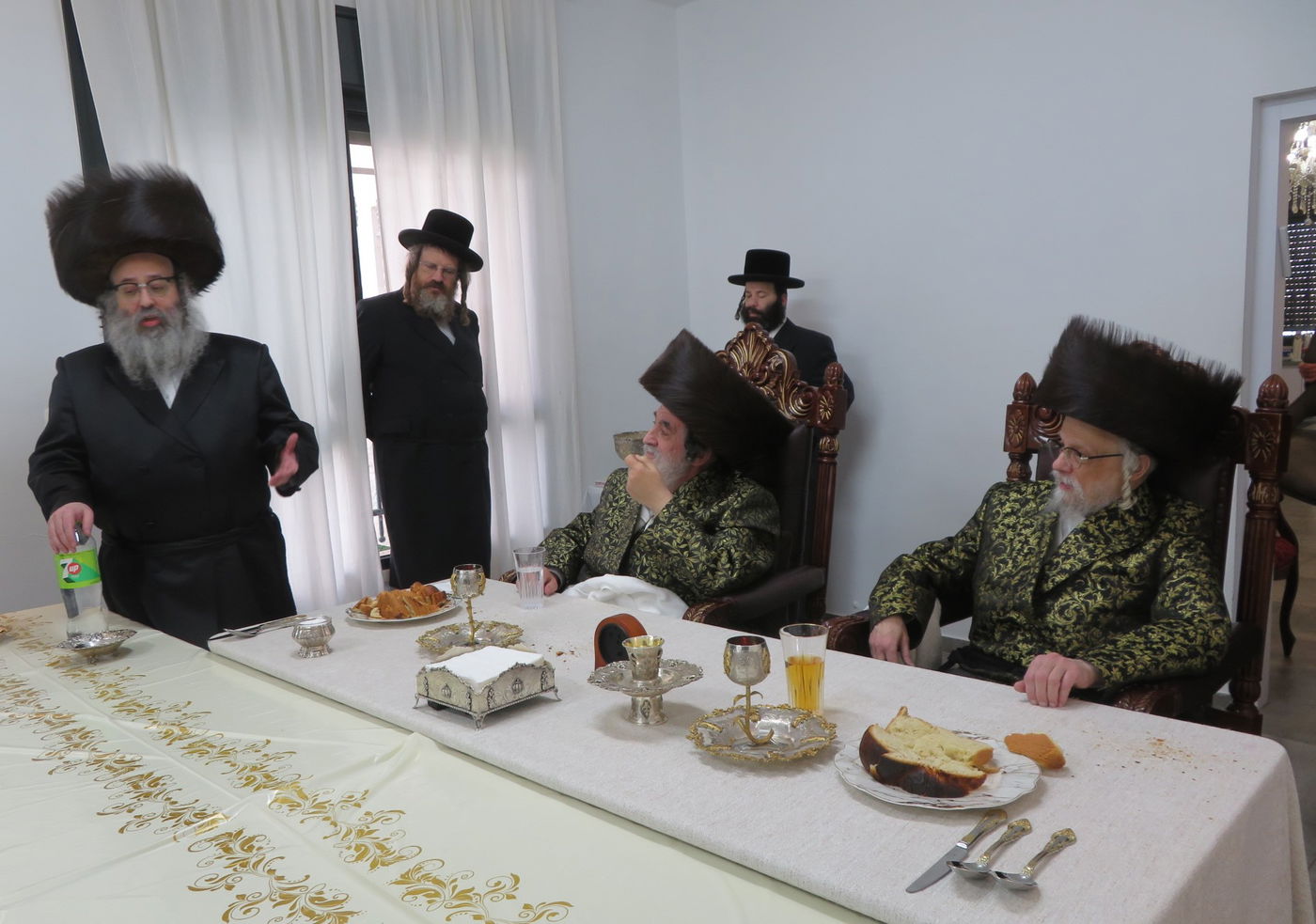 שמחת הברית לנין האדמו"רים מויז'ניץ וסערט ויז'ניץ