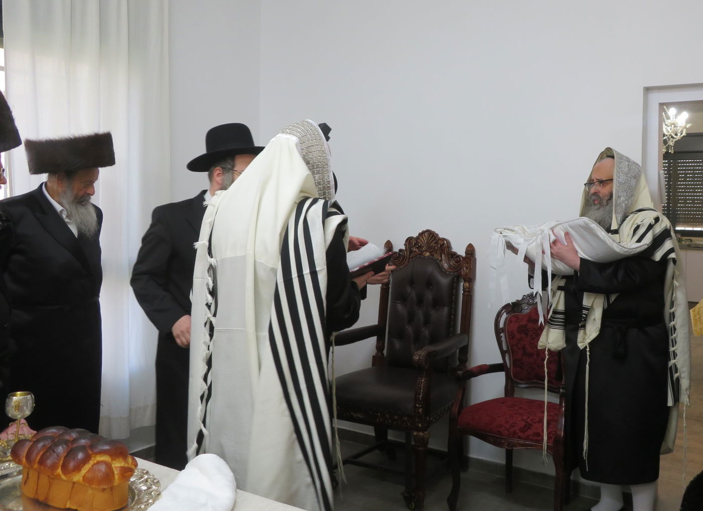 שמחת הברית לנין האדמו"רים מויז'ניץ וסערט ויז'ניץ