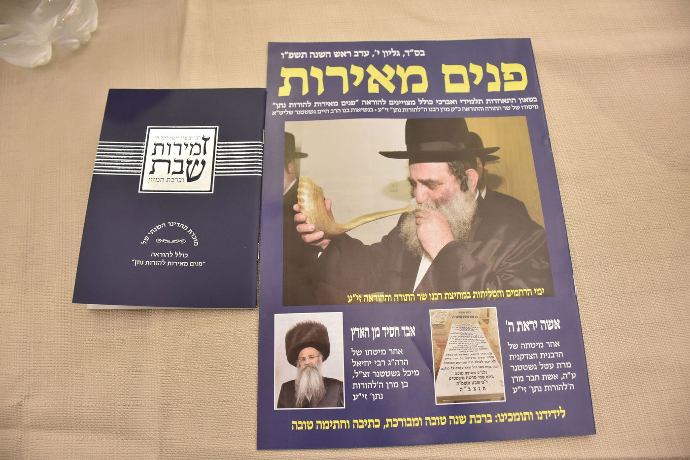 סעודת הילולא ודינר ב'פנים מאירות' - להורות נתן