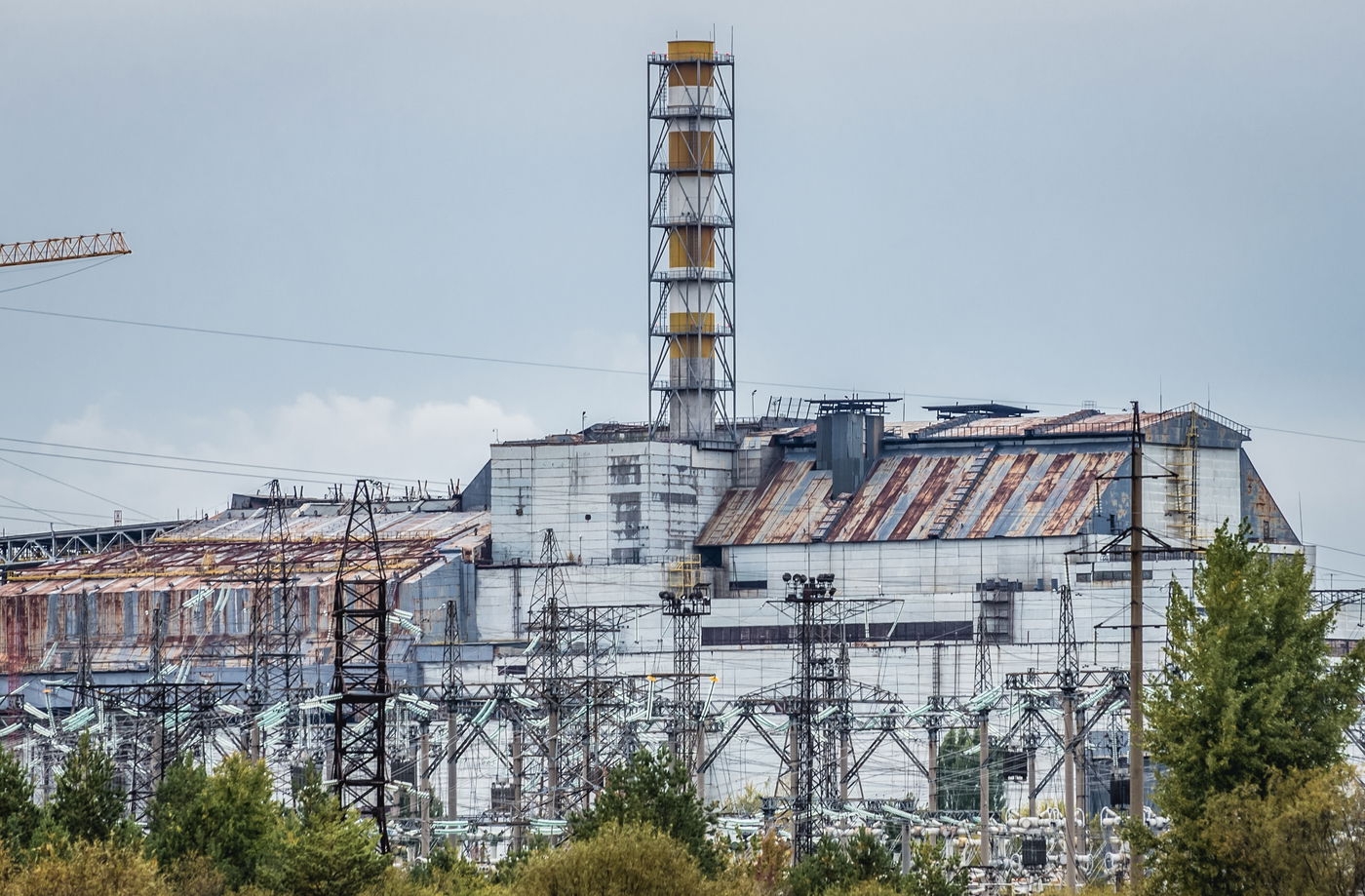 מבנה שמכסה כיום את אזור האסון בצ'רנוביל