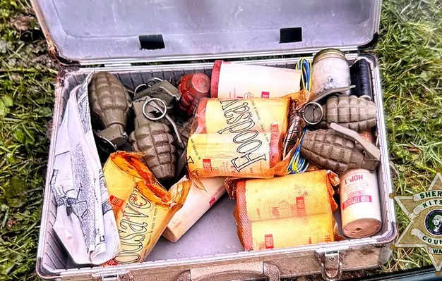 המזוודה שהתגלתה בבית 