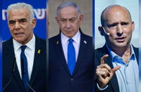 נתניהו, בנט ולפיד