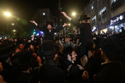 קבלת הפנים לאברך האסיר ר' אלעזר צדוק קויפמן