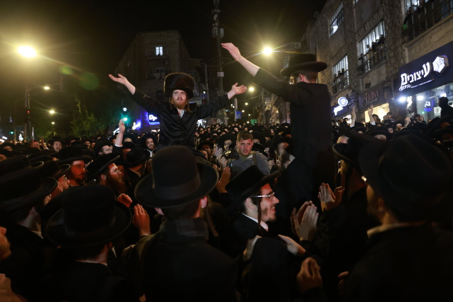 קבלת הפנים לאברך האסיר ר' אלעזר צדוק קויפמן
