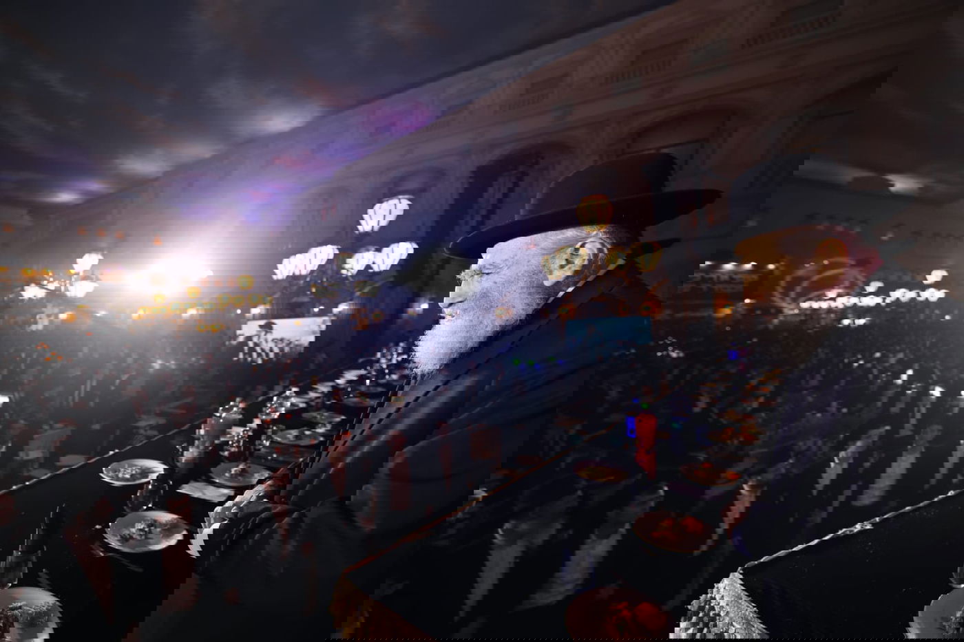 המעמד להקמת המבנה החדש