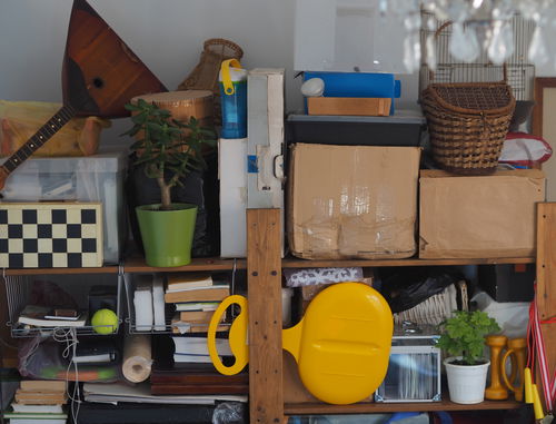 חפצים מיותרים יכולים להצטבר שנים