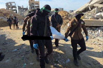 חילוץ הגופה בבית לאהיה, הבוקר