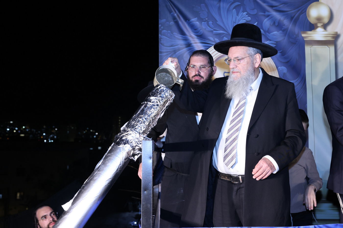 הנחת אבן הפינה למרכז תורה ותפילה 'אהל אברהם'