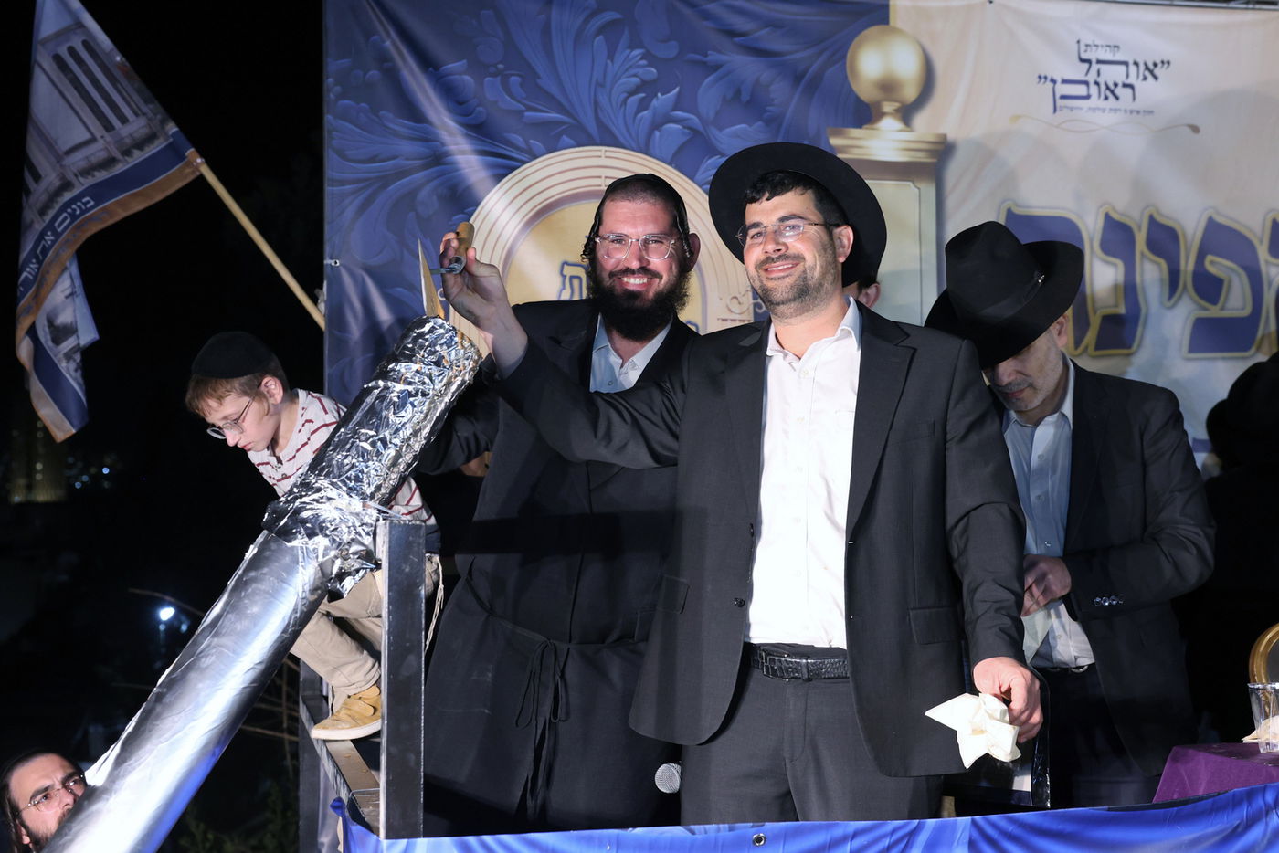 הנחת אבן הפינה למרכז תורה ותפילה 'אהל אברהם'