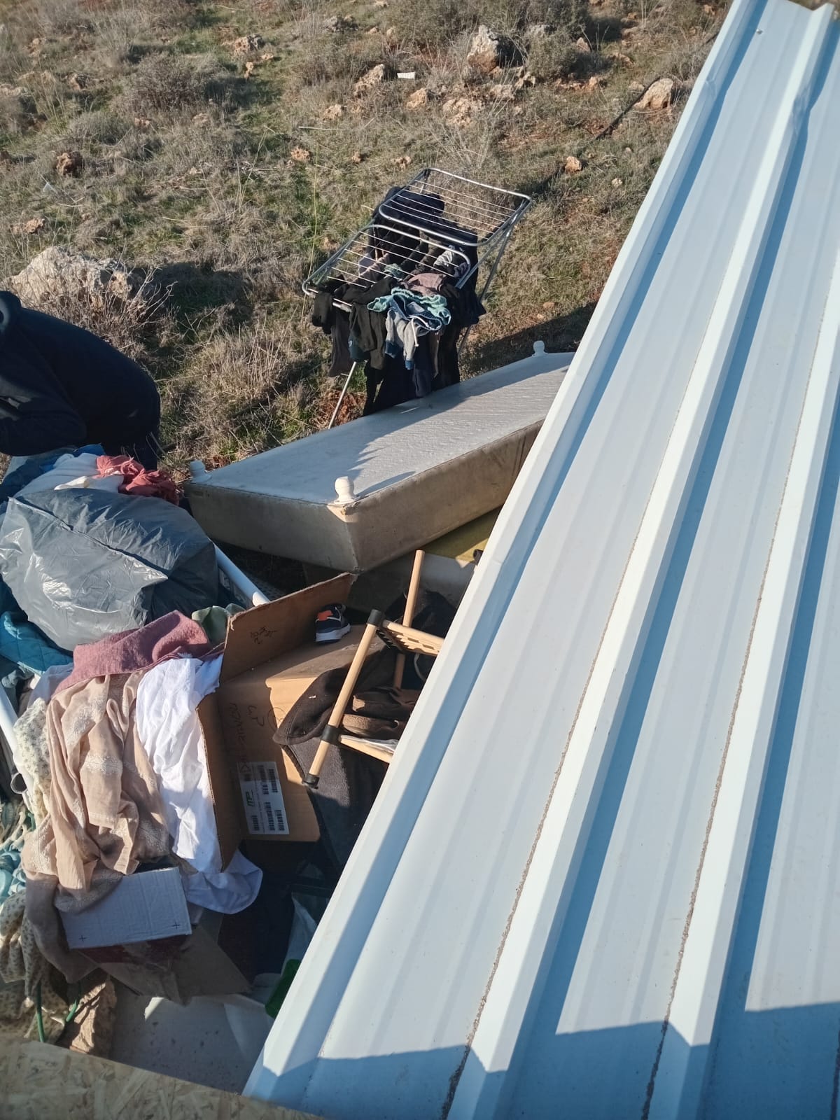 תיעוד מרגעי ההריסה 