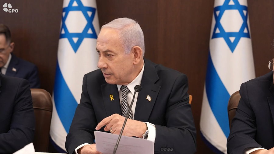 נתניהו לפני זמן קצר