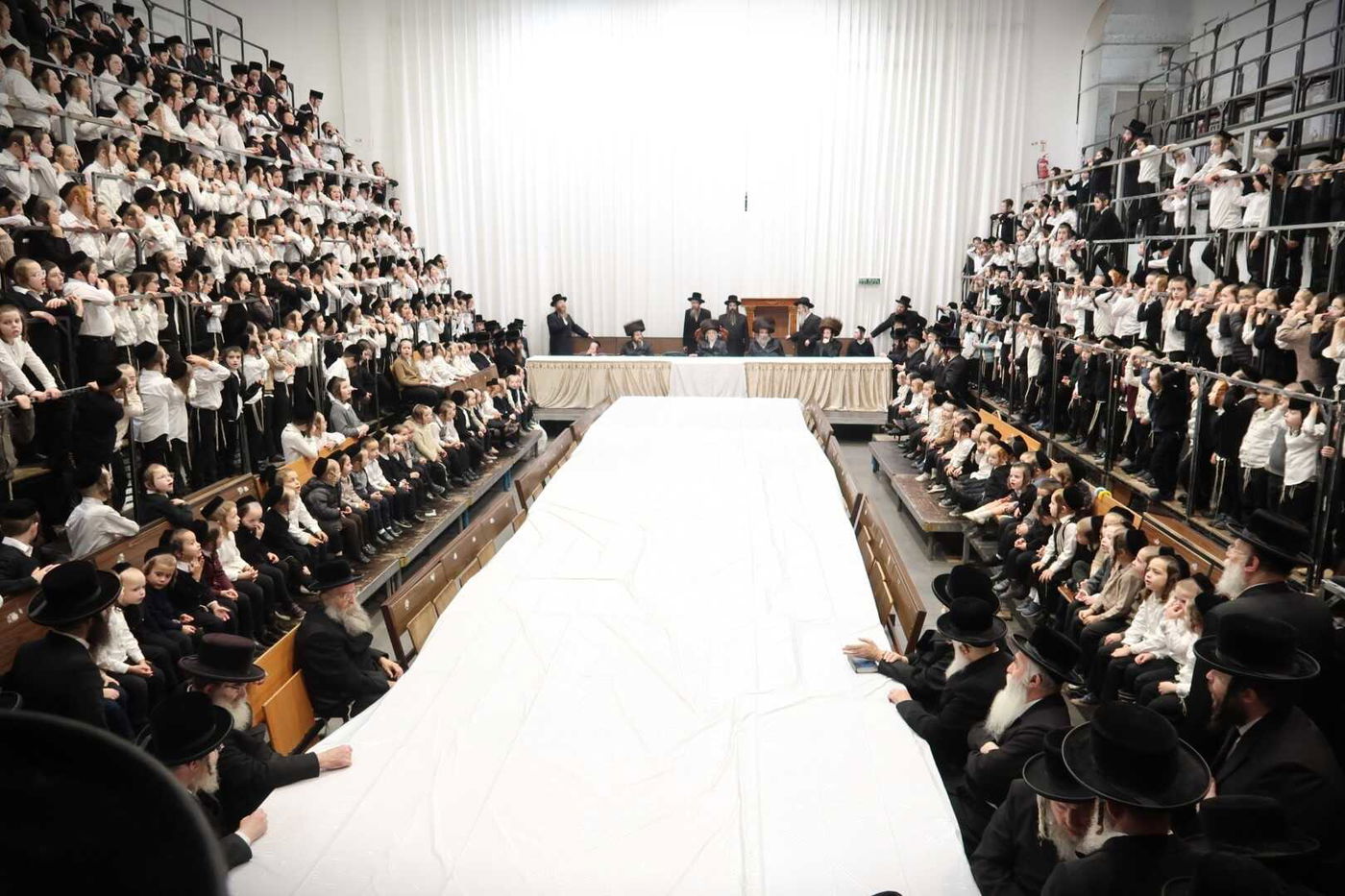 מעמד 'קריאת שמע' לנין האדמו''ר מסערט ויז'ניץ