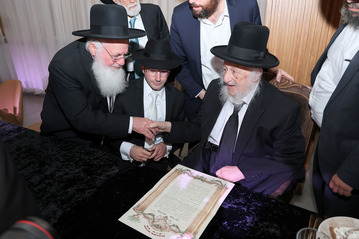 הגרב"ד פוברסקי בשמחה