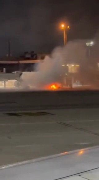 השריפה במסלול