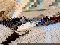 חברי כולל "תפארת זקנים לוי יצחק" בכפר סבא במסע לחברון 