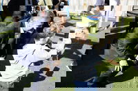 שר החינוך עם הילד שרצה להיפגש איתו