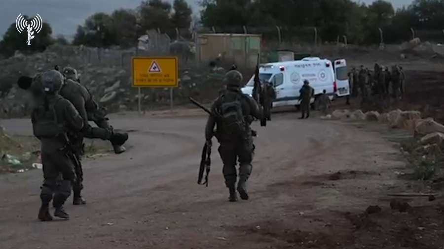מפקדי וכוחות חטיבת 'ההרים' (810) בתרגיל בגזרת הר החרמון ובהר דב הלבנוני