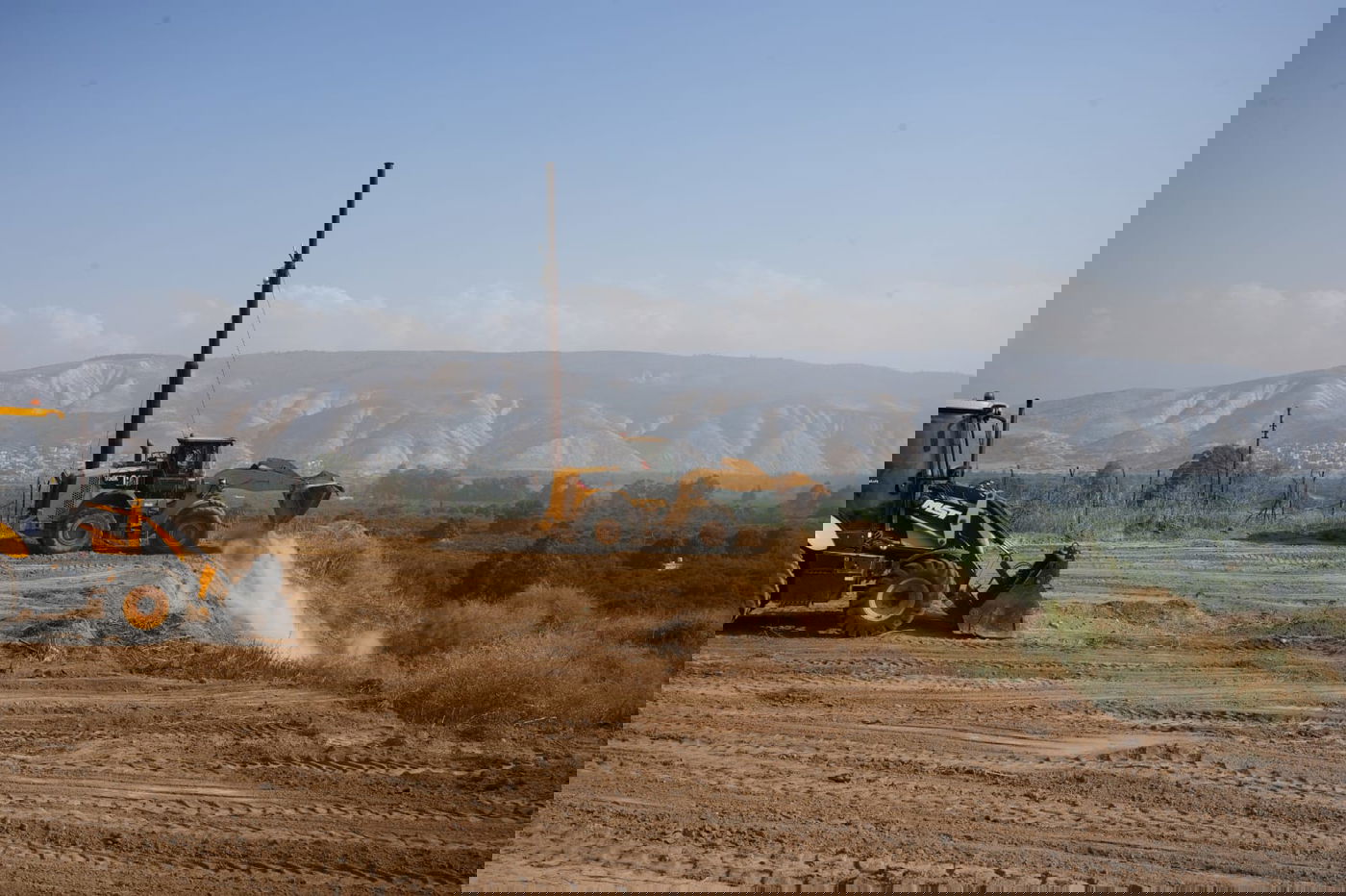 העבודות להקמת המכשול הביטחוני בגבול המזרחי