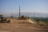 העבודות להקמת המכשול הביטחוני בגבול המזרחי