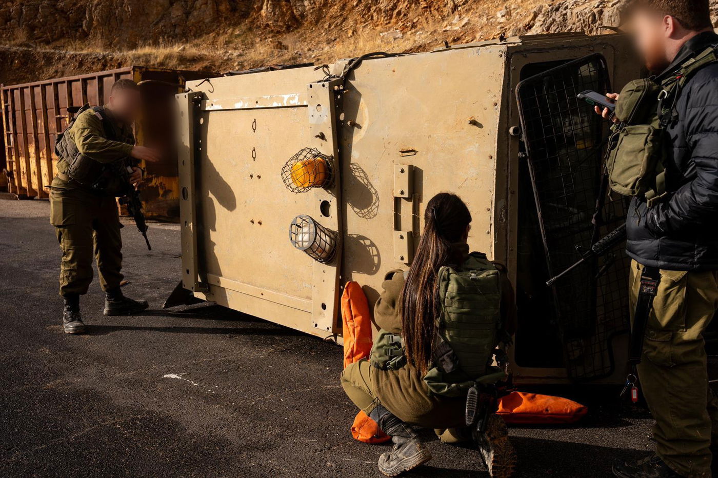 מפקדי וכוחות חטיבת 'ההרים' (810) בתרגיל בגזרת הר החרמון ובהר דב הלבנוני