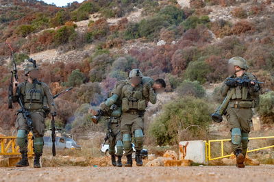 מפקדי וכוחות חטיבת 'ההרים' (810) בתרגיל בגזרת הר החרמון ובהר דב הלבנוני