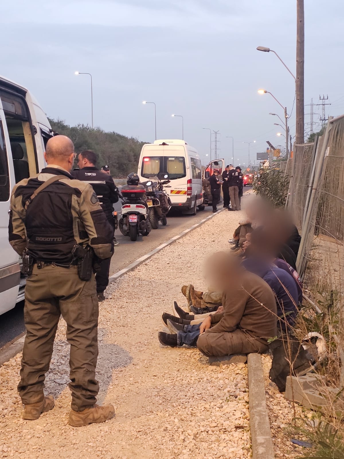 מעצר השב"חים בכביש 4