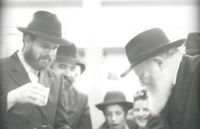 הרב הלברשטאם אצל הרבי