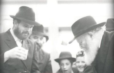 הרב הלברשטאם אצל הרבי