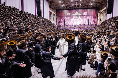 שמחת נישואי נינתו הראשונה של האדמו"ר מסאטמר