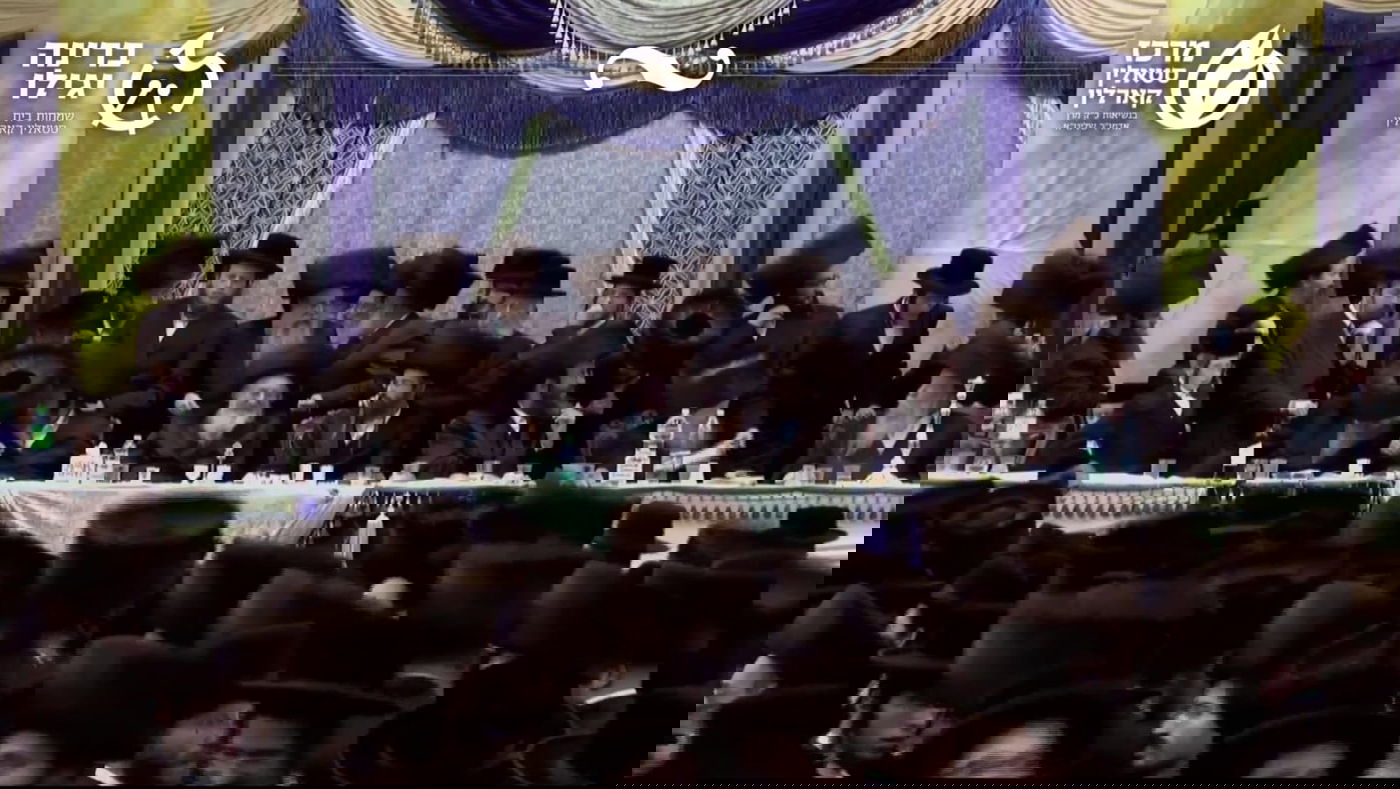 שמחת נישואי נכדת האדמו"ר מקרלין סטולין