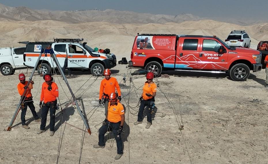 היערכות יחידת החילוץ מגילות ים-המלח (מחוז ש"י)