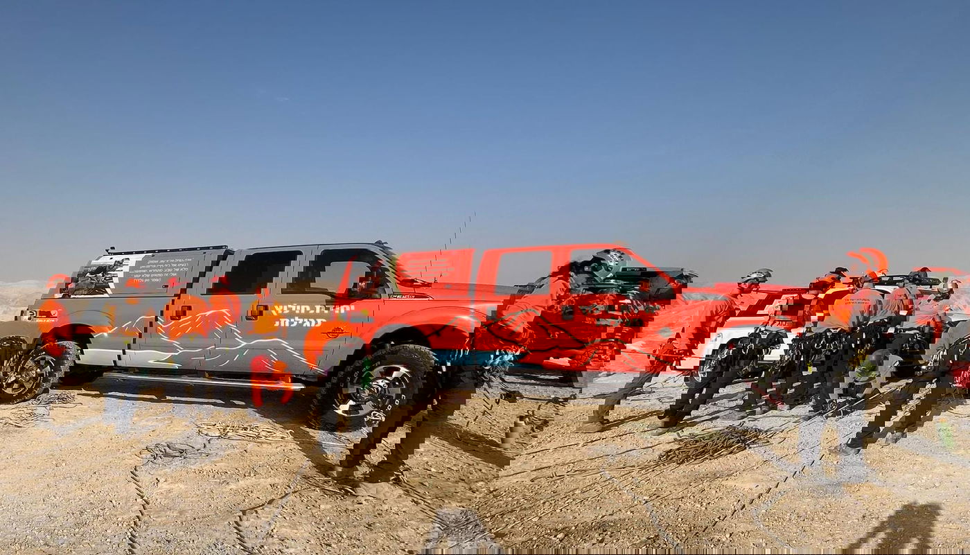 היערכות יחידת החילוץ מגילות ים-המלח (מחוז ש"י)