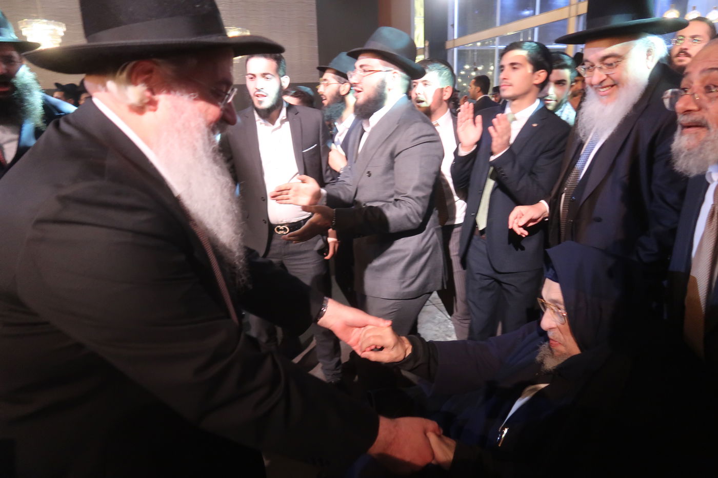 שמחת נישואי נכדי האדמו"רים רבי ברוך אבוחצירא ורבי יחיאל אבוחצירא