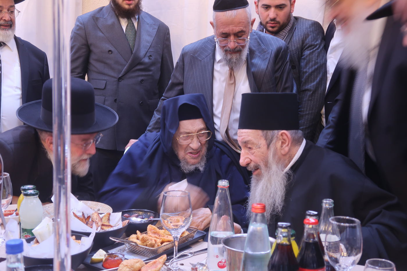 שמחת נישואי נכדי האדמו"רים רבי ברוך אבוחצירא ורבי יחיאל אבוחצירא