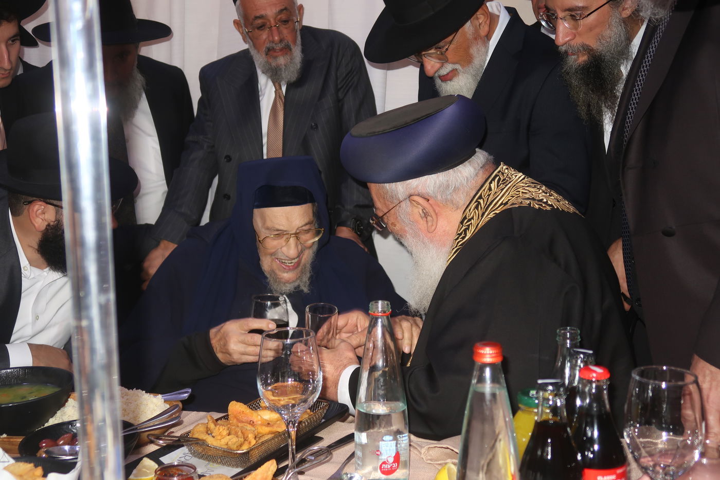 שמחת נישואי נכדי האדמו"רים רבי ברוך אבוחצירא ורבי יחיאל אבוחצירא